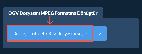 OGV Dosyasını MPEG Formatına Dönüştür