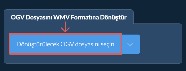 OGV Dosyasını WMV Formatına Dönüştür