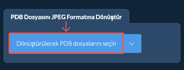PDB Dosyasını JPEG Formatına Dönüştür