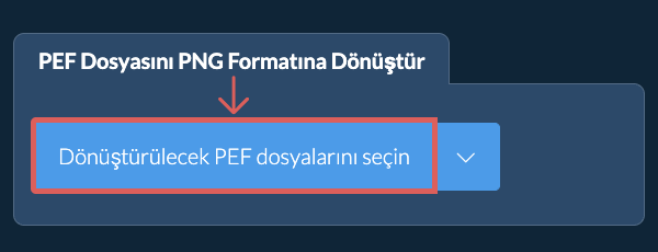 PEF Dosyasını PNG Formatına Dönüştür