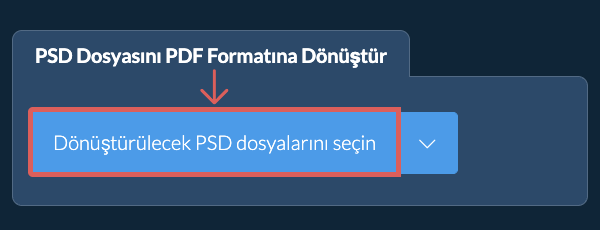 PSD Dosyasını PDF Formatına Dönüştür