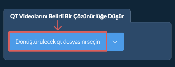 qt Dosyasının Çözünürlüğünü belirli bir çözünürlük Değerine Düşür