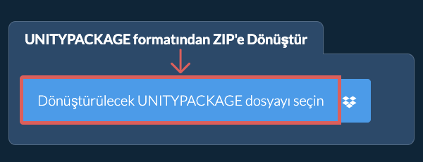 UNITYPACKAGE formatından ZIP'e Dönüştür