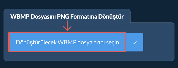 WBMP Dosyasını PNG Formatına Dönüştür
