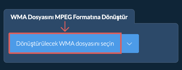 WMA Dosyasını MPEG Formatına Dönüştür