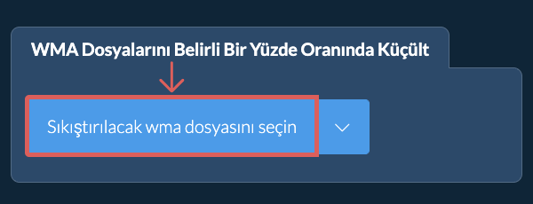 wma Dosyasını belirli bir yüzde Oranında Küçült
