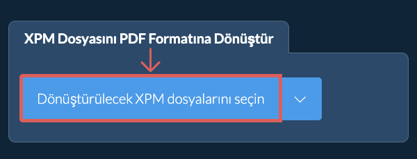 XPM Dosyasını PDF Formatına Dönüştür