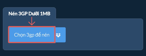 Nén 3gp Dưới 1MB