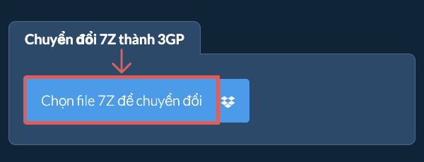 Chuyển đổi 7Z thành 3GP
