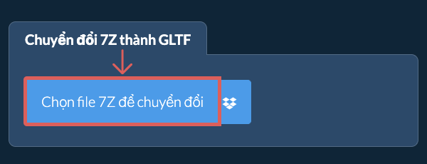Chuyển đổi 7Z thành GLTF