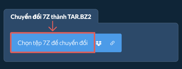 Chuyển đổi 7Z thành TAR.BZ2