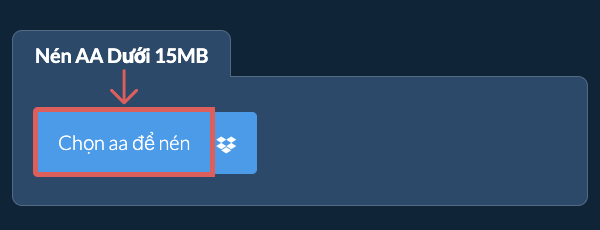 Nén aa Dưới 15MB