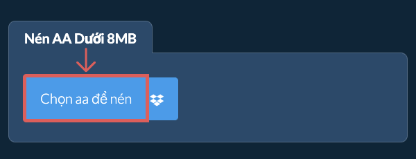 Nén aa Dưới 8MB