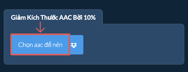 Giảm Kích Thước aac Bởi 10%