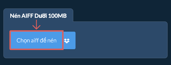 Nén aiff Dưới 100MB