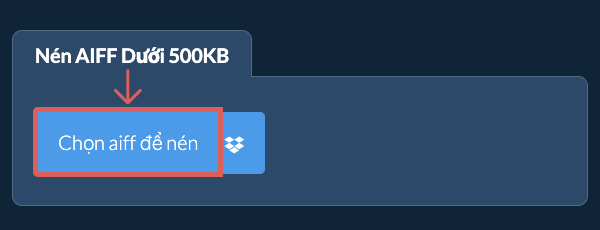 Nén aiff Dưới 500KB