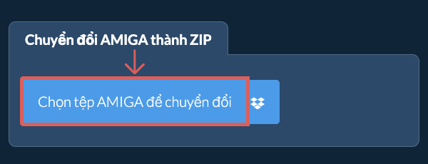 Chuyển đổi AMIGA thành ZIP