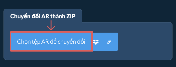 Chuyển đổi AR thành ZIP