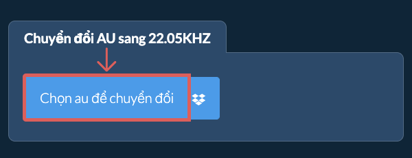 Chọn au để chuyển đổi