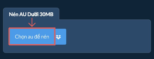 Nén au Dưới 30MB