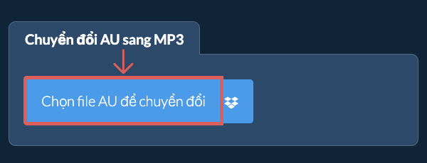Chuyển đổi AU sang MP3