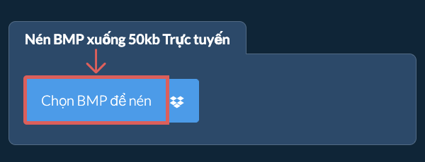 Nén BMP xuống 50kb Trực tuyến