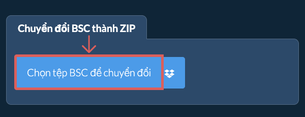 Chuyển đổi BSC thành ZIP