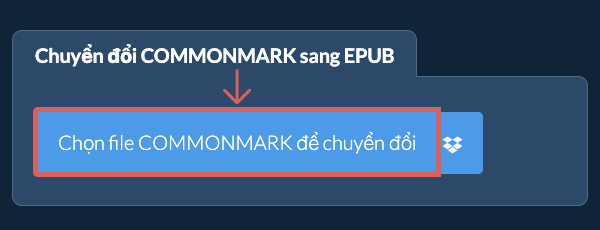 Chuyển đổi COMMONMARK sang EPUB