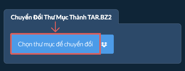 Chuyển Đổi Thư Mục Thành TAR.BZ2