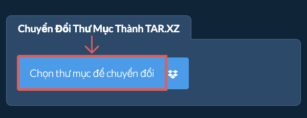 Chuyển Đổi Thư Mục Thành TAR.XZ
