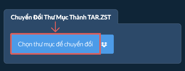 Chuyển Đổi Thư Mục Thành TAR.ZST