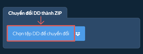 Chuyển đổi DD thành ZIP