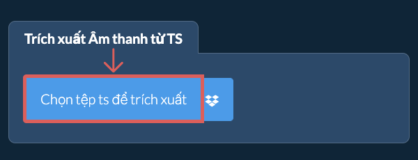Trích xuất Âm thanh từ ts