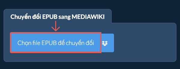 Chuyển đổi EPUB sang MEDIAWIKI