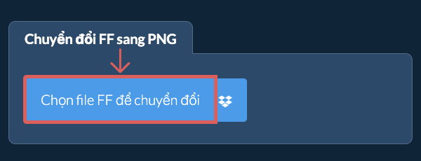 Chuyển đổi FF sang PNG