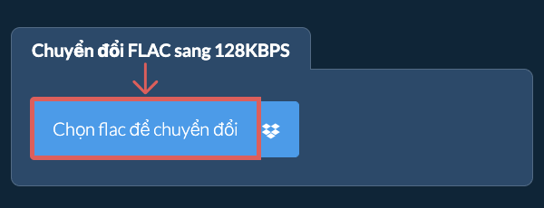 Chuyển đổi flac sang 128kbps
