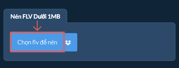 Nén flv Dưới 1MB