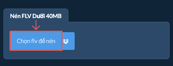 Nén flv Dưới 40MB