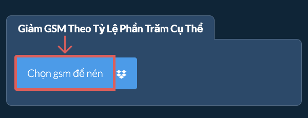 Giảm Kích Thước gsm Bởi tỷ lệ phần trăm cụ thể