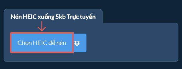 Nén HEIC xuống 5kb Trực tuyến