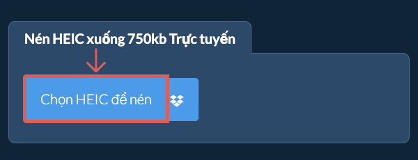 Nén HEIC xuống 750kb Trực tuyến
