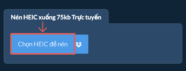 Nén HEIC xuống 75kb Trực tuyến