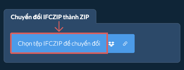 Chuyển đổi IFCZIP thành ZIP