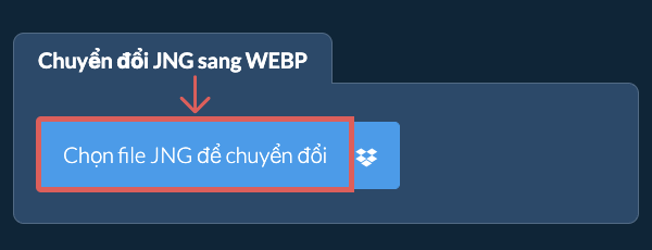 Chuyển đổi JNG sang WEBP