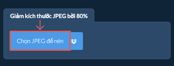 Giảm kích thước JPEG bởi 80%