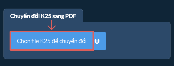 Chuyển đổi K25 sang PDF