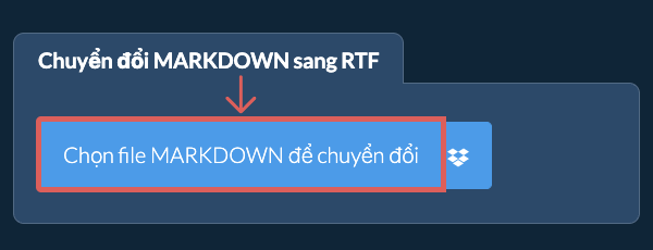 Chuyển đổi MARKDOWN sang RTF