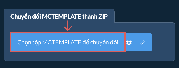 Chuyển đổi MCTEMPLATE thành ZIP