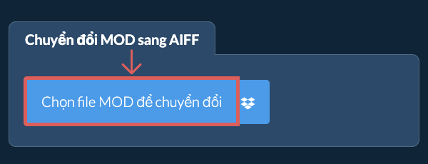 Chuyển đổi MOD sang AIFF