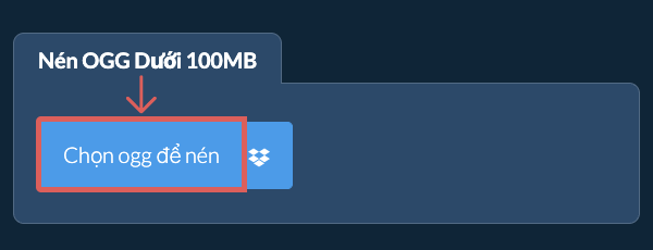 Nén ogg Dưới 100MB